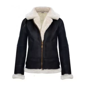 Women's Black Leather Jacket