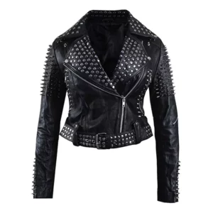 Ladies Brando Leather Jacket