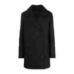 Black Quilted Coat