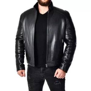 Slim Fit Leather Jacket