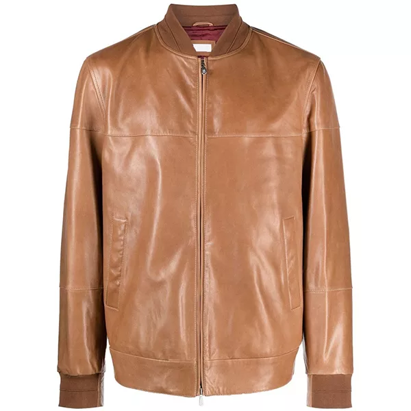 Zipped Bomber Jacket Zipped Bomber Jacket