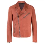 Orange Moto Jacket