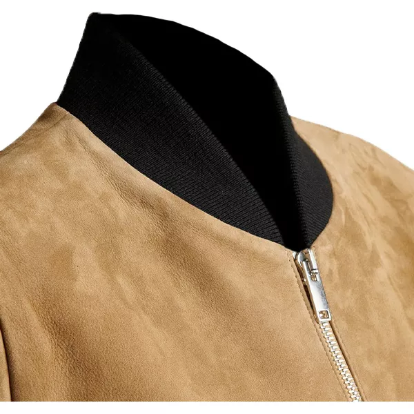 Womens Brown Suede Classic Jacket Womens Brown Suede Classic Jacket
