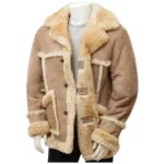 Mens Sheepskin Leather Coat