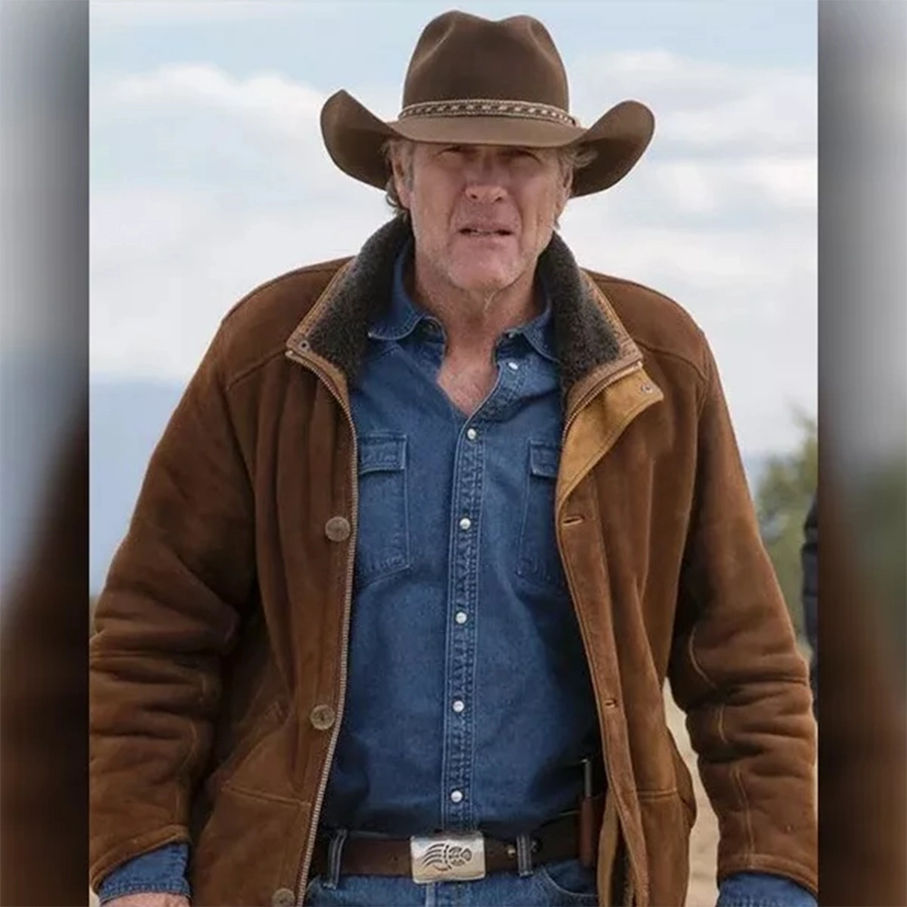 Robert Taylor Longmire Suede Leather Coat Robert Taylor Longmire Suede Leather Coat